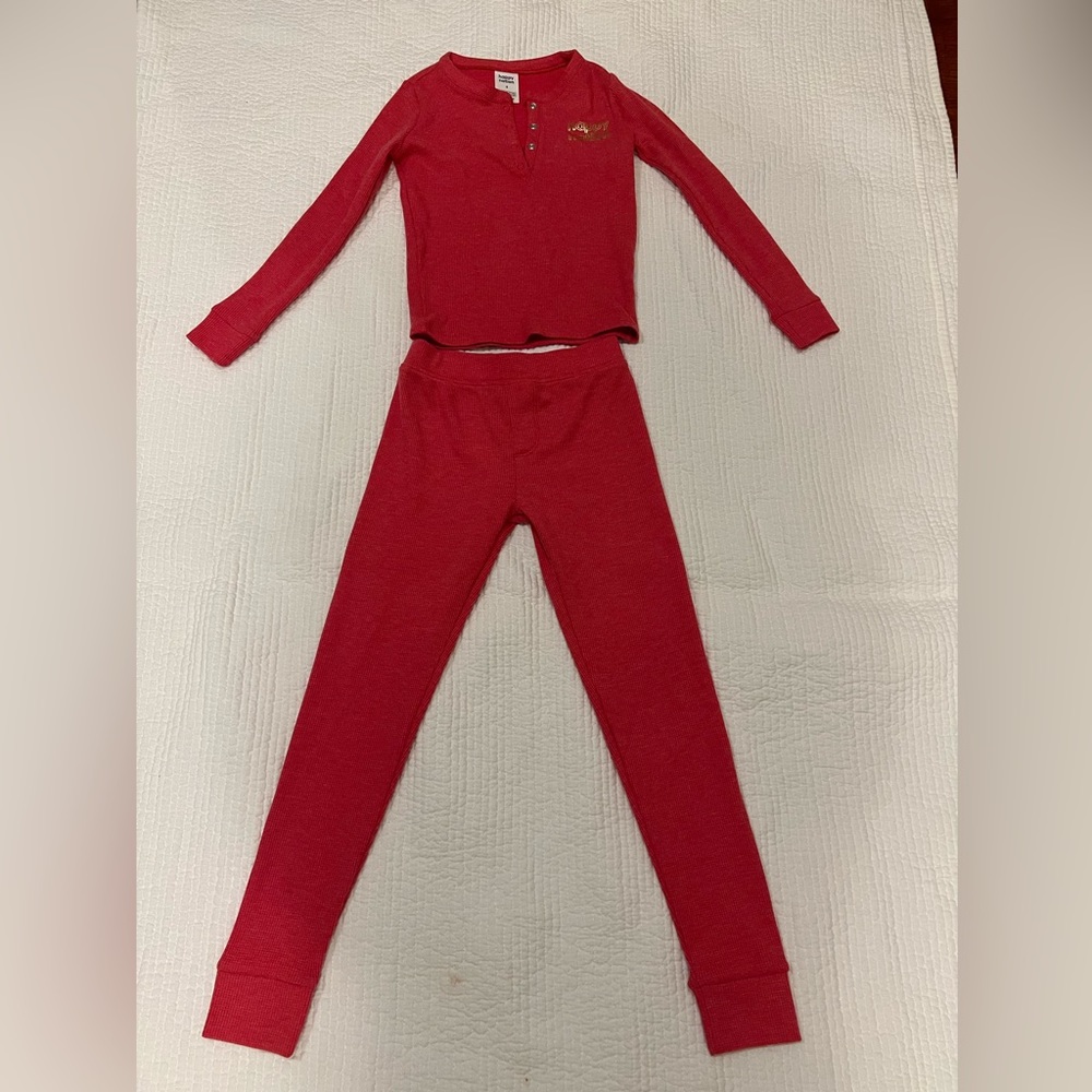 Happy Nation unisex youth pajama set size 8